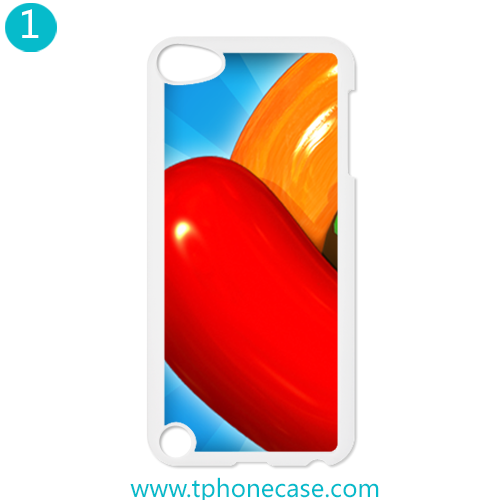 Apple iPod Touch 5 Hard PC Case With Print Candy Crush Saga On Metallica Back